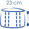 Height 23 cm